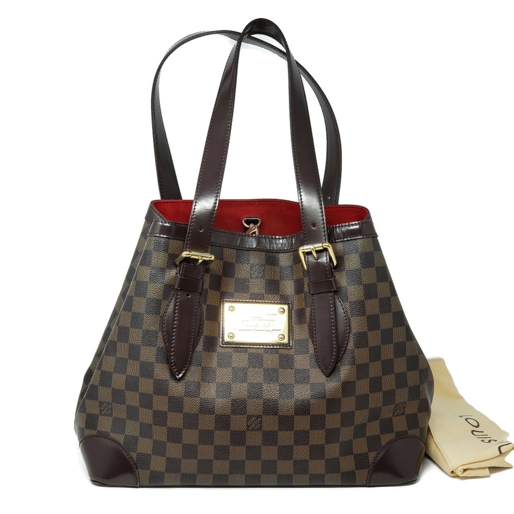 Louis Vuitton Brown and Red Shoulder Bag